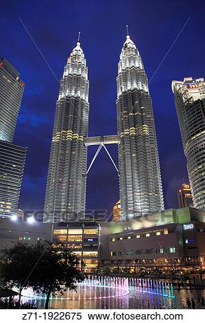 Malaysia, Kuala Lumpur, Petronas Towers, View Large Photo Image Stock Photography - Malaysia, Kuala Lumpur, Petronas Towers,. Fotosearch