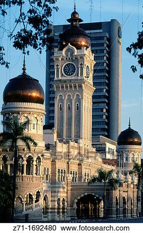Stock Image - Malaysia Kuala Lumpur Sultan Abdul Samad Building. Fotosearch