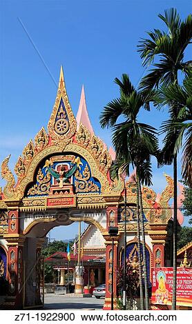 Malaysia, Penang, Georgetown, Buppharam Temple, View Large Photo Image Stock Image - Malaysia, Penang, Georgetown, Buppharam Temple,. Fotosearch
