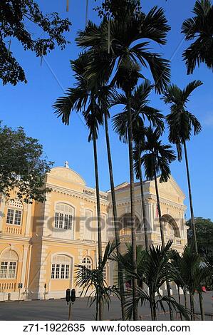 Malaysia, Penang, Georgetown, Town Hall, historic colonial architecture, View Large Photo Image Stock Photography - Malaysia, Penang, Georgetown, Town Hall, historic colonial architecture,. Fotosearch