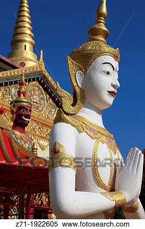 Malaysia, Penang, Georgetown, Wat Chayamangkalaram, Thai Buddhist Temple, View Large Photo Image Stock Photography - Malaysia, Penang, Georgetown, Wat Chayamangkalaram, Thai Buddhist Temple,. Fotosearch