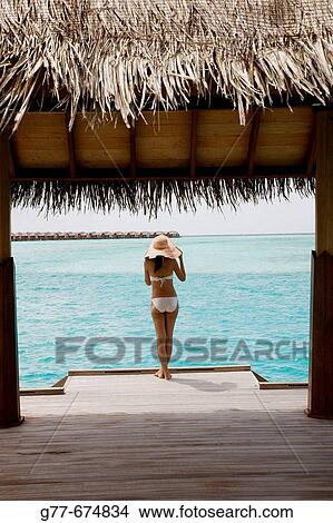 Maldives. South Male Atoll. Asian Woman. View Large Photo Image Picture - Maldives. South Male Atoll. Asian Woman.. Fotosearch