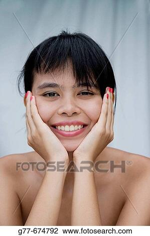 Maldives. South Male Atoll. Asian Woman. View Large Photo Image Stock Image - Maldives. South Male Atoll. Asian Woman.. Fotosearch