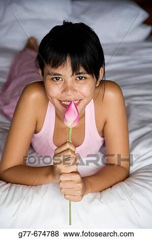 Maldives. South Male Atoll. Asian Woman. View Large Photo Image Stock Photo - Maldives. South Male Atoll. Asian Woman.. Fotosearch