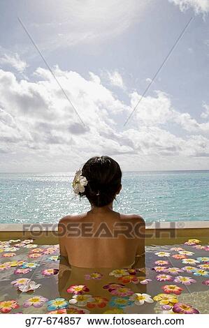 Maldives. South Male Atoll. Asian Woman. View Large Photo Image Stock Photo - Maldives. South Male Atoll. Asian Woman.. Fotosearch