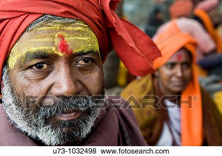 Male and Female sadhus together, West Bengal, India. View Large Photo Image Stock Photo - Male and Female sadhus together, West Bengal, India.. Fotosearch