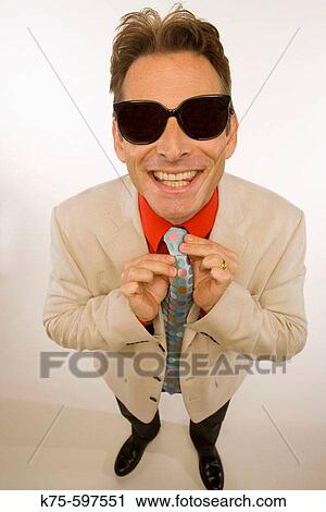 male, caucasian, tie, sunglasses, comedic, humor, smiling, age 40? s View Large Photo Image Stock Image - male, caucasian, tie, sunglasses, comedic, humor, smiling, age 40? s. Fotosearch