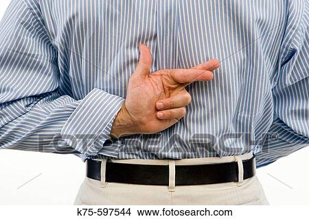 male, crossing fingers, hand, back View Large Photo Image Picture - male, crossing fingers, hand, back. Fotosearch
