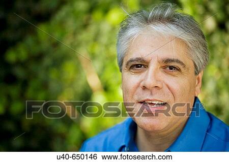 Stock Photograph - Male portrait. Fotosearch