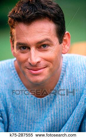 Stock Photography - male portrait. Fotosearch