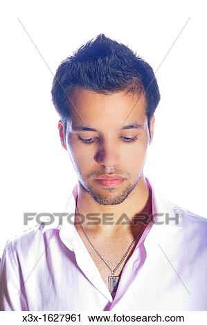 Male studio portrait View Large Photo Image Stock Image - Male studio portrait. Fotosearch