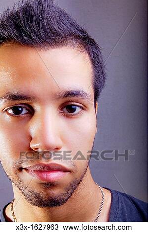 Male studio portrait View Large Photo Image Stock Image - Male studio portrait. Fotosearch