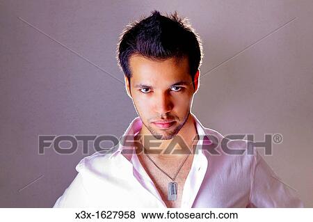 Male studio portrait View Large Photo Image Stock Photo - Male studio portrait. Fotosearch