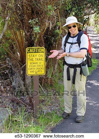 Man, 40s MR100, Sulphur Banks Trail, Hawaii Volcanoes National Park, Big Island, Hawaii View Large Photo Image Stock Photo - Man, 40s MR100, Sulphur Banks Trail, Hawaii Volcanoes National Park, Big Island, Hawaii. Fotosearch