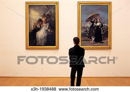 man admiring paintings, Les Vieilles and Les Jeunes, by Francisco de Goya, Palais des beaux-arts, Palace of Fine Arts, Lille, Nord department, Nord-Pas-de-Calais region, France, Europe View Large Photo Image Stock Photo - man admiring paintings, Les Vieilles and Les Jeunes, by Francisco de Goya, Palais des beaux-arts, Palace of Fine Arts, Lille, Nord department, Nord-Pas-de-Calais region, France, Europe. Fotosearch