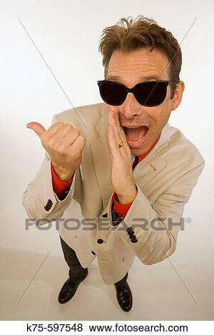 man caucasian, age 40? s, sunglasses View Large Photo Image Stock Photo - man caucasian, age 40? s, sunglasses. Fotosearch