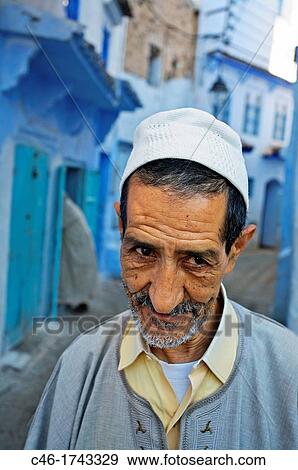 Man, Chefchaouen Rif region, Morocco. View Large Photo Image Stock Photo - Man, Chefchaouen Rif region, Morocco.. Fotosearch