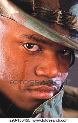 Stock Photography - Man crying. Fotosearch