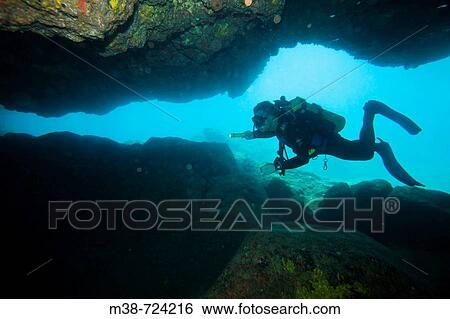 Man diving, Oahu, Hawaii, USA View Large Photo Image Stock Photograph - Man diving, Oahu, Hawaii, USA. Fotosearch