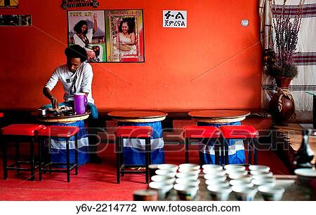 Man eating in a restaurant. Addis Ababa, Ethiopia. View Large Photo Image Stock Image - Man eating in a restaurant. Addis Ababa, Ethiopia.. Fotosearch