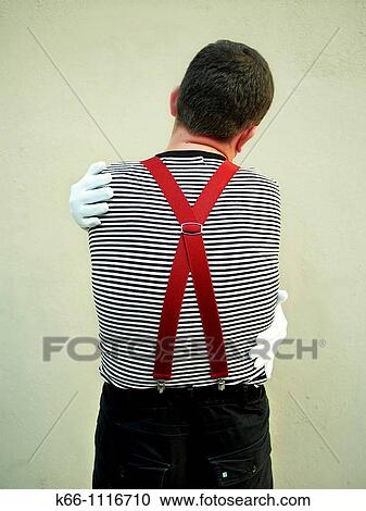 Man embracing himself View Large Photo Image Stock Image - Man embracing himself. Fotosearch