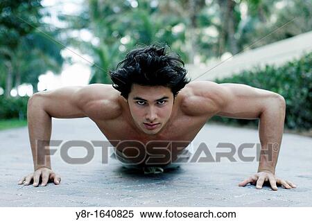man exercise View Large Photo Image Stock Photography - man exercise. Fotosearch
