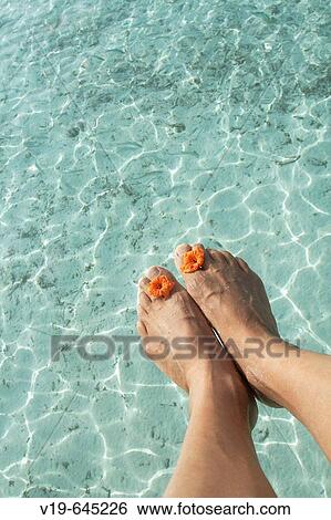 Man feet at Indian Ocean, Maldives Island. View Large Photo Image Stock Photograph - Man feet at Indian Ocean, Maldives Island.. Fotosearch