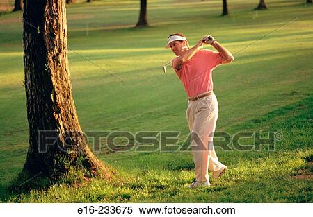 Man golfing View Large Photo Image Stock Photography - Man golfing. Fotosearch