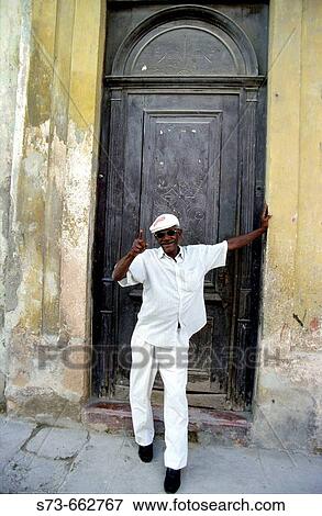 Stock Photo - Man. Havana. Cuba.. Fotosearch