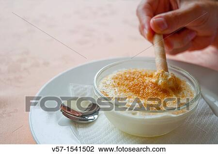 Man having lemon cream. Close view. View Large Photo Image Stock Image - Man having lemon cream. Close view.. Fotosearch