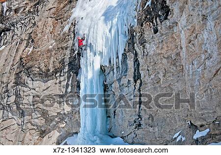 Man ice climbing a route called The Boy Scout which is rated WI, 4 and located in Lamoille Canyon at The Ruby Mountains in northeastern Nevada View Large Photo Image Stock Image - Man ice climbing a route called The Boy Scout which is rated WI, 4 and located in Lamoille Canyon at The Ruby Mountains in northeastern Nevada. Fotosearch