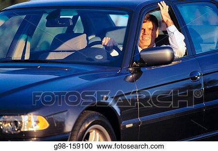 Man in car View Large Photo Image Stock Image - Man in car. Fotosearch