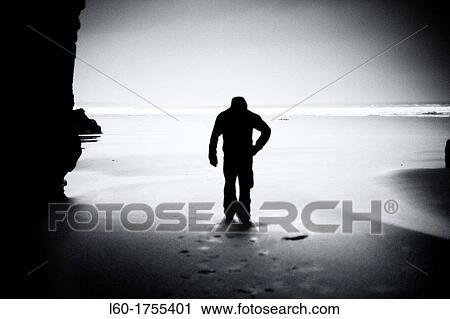 Man in Playa de las Catedrales, Lugo province, Galicia, Spain View Large Photo Image Stock Image - Man in Playa de las Catedrales, Lugo province, Galicia, Spain. Fotosearch