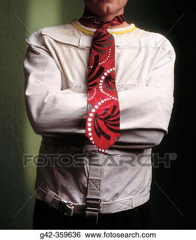 Man in straightjacket. View Large Photo Image Stock Photograph - Man in straightjacket.. Fotosearch
