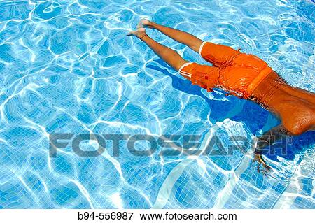 Man in swimming pool View Large Photo Image Stock Photo - Man in swimming pool. Fotosearch