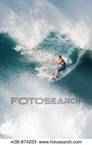 Man kiteboarding in Maui, Hawaii View Large Photo Image Stock Image - Man kiteboarding in Maui, Hawaii. Fotosearch