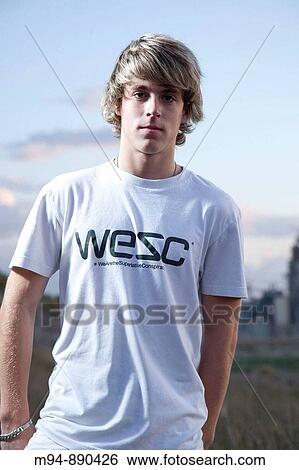 Stock Photograph - Man looking at camera. Fotosearch