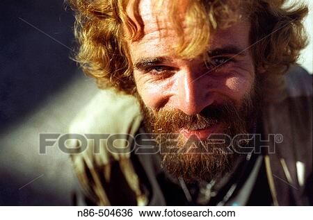 Stock Photograph - Man looking upward. Fotosearch