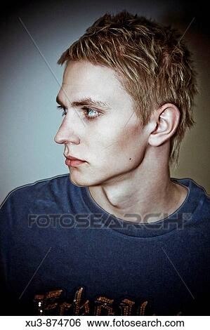 Stock Photograph - Man: make-up. Fotosearch