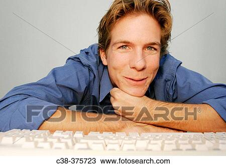man online View Large Photo Image Stock Image - man online. Fotosearch