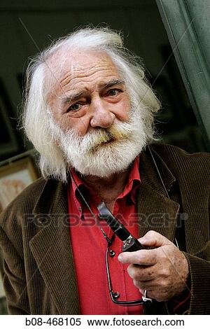 Stock Photography - Man, P? zenas. H? rault, Languedoc-Roussillon, France. Fotosearch