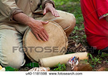 Man playing drum. View Large Photo Image Stock Photo - Man playing drum.. Fotosearch