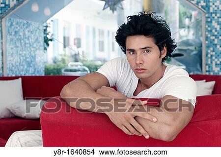 Picture - man portrait. Fotosearch