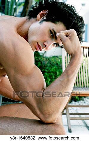 Stock Image - man portrait. Fotosearch