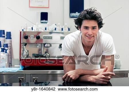 Stock Image - man portrait. Fotosearch