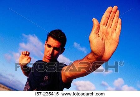 Man practicing yoga View Large Photo Image Stock Photography - Man practicing yoga. Fotosearch