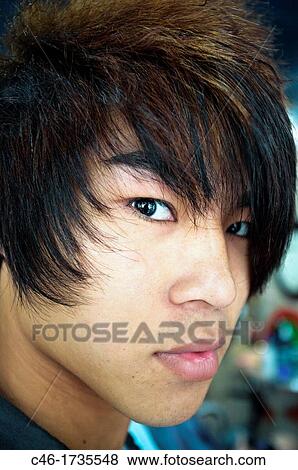 Stock Photo - Man, Pudong, Shanghai, China.. Fotosearch