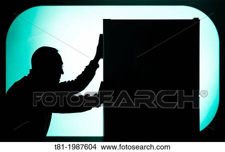 Man pushing View Large Photo Image Picture - Man pushing. Fotosearch