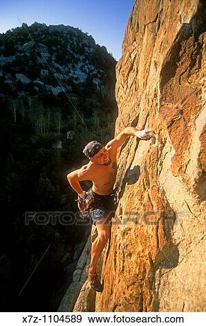 Man, rock climbing She's The Bosch on Window Rock at The City Of Rocks National Reserve near the town of Almo in southern Idaho View Large Photo Image Stock Photo - Man, rock climbing She's The Bosch on Window Rock at The City Of Rocks National Reserve near the town of Almo in southern Idaho. Fotosearch