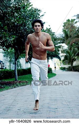 Stock Photograph - man running. Fotosearch